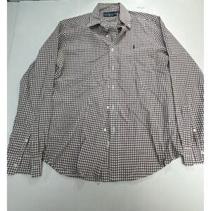 Ralph Lauren check shirt‎ Men's size Medium button-down long-sleeve